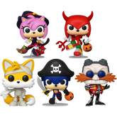 Funko Pop! Sonic the Hedgehog - Amy, Knuckles, Tails, Sonic & Dr. Eggman (Halloween) - Bundle (Set of 5) - Real Pop Mania