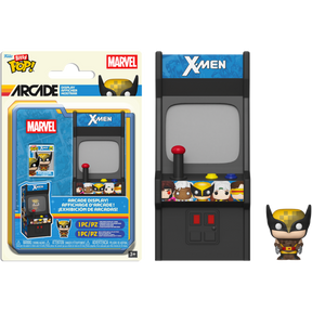 Funko Bitty Pop! X-Men - Wolverine - Arcade Display - Real Pop Mania