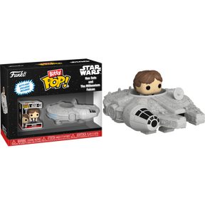 Funko Pop! Rides - Star Wars - Han Solo & The Millennium Falcon Bitty #321