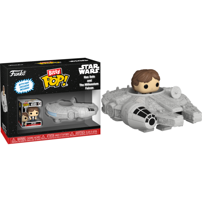 Funko Pop! Rides - Star Wars - Han Solo & The Millennium Falcon Bitty #321