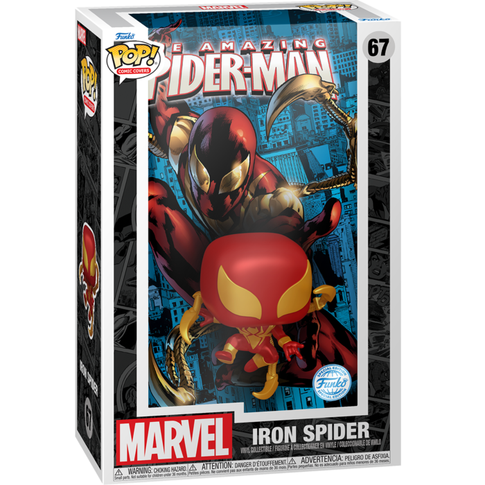 Funko Pop! Comic Covers - Marvel - The Amazing Spider-Man Iron Spider #67