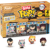 Funko Bitty Pop! Demon Slayer - Inosuke Hashibira, Kyojuro Rengoku, Genya Shinazugawa - 4-Pack - Real Pop Mania