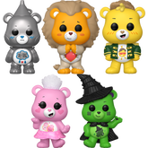 Funko Pop! Care Bears x Wicked - Elphaba, Glinda, Scarecrow, Cowardly Lion & Tin Man - Bundle (Set of 5) - Real Pop Mania