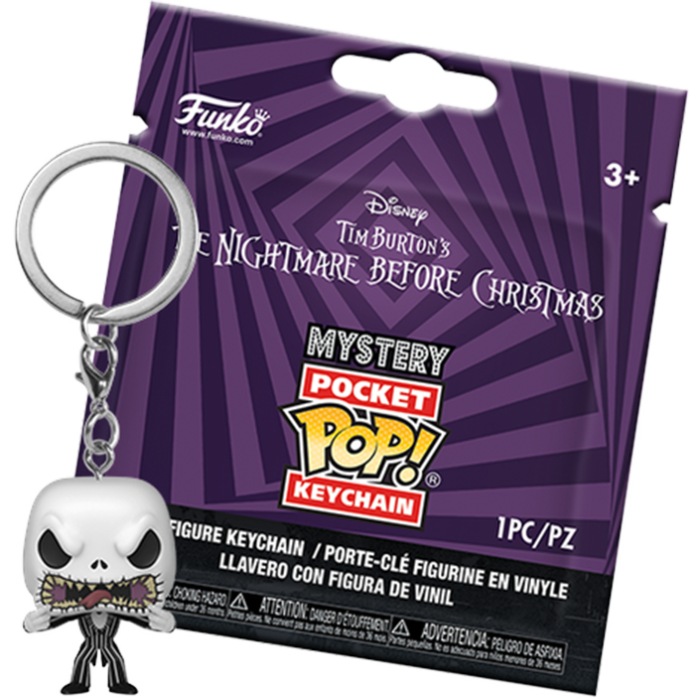 Funko Pocket Pop! Keychain - The Nightmare Before Christmas - Mystery (Single Unit)