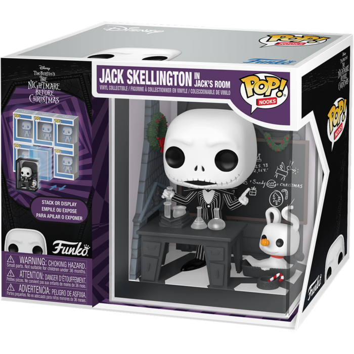 Funko Pop! Nook - The Nightmare Before Christmas - Jack Skellington in Jack's Room