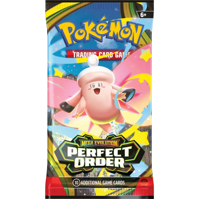 Pokemon - Mega Evolution 3 Perfect Order Booster Pack (10 Cards) - Real Pop Mania