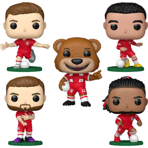 Funko Pop! Football (Soccer): Bayern Munich - Berni The Bear, Kane, Kimmich, Musiala & Olise - Bundle (Set of 5) - Real Pop Mania