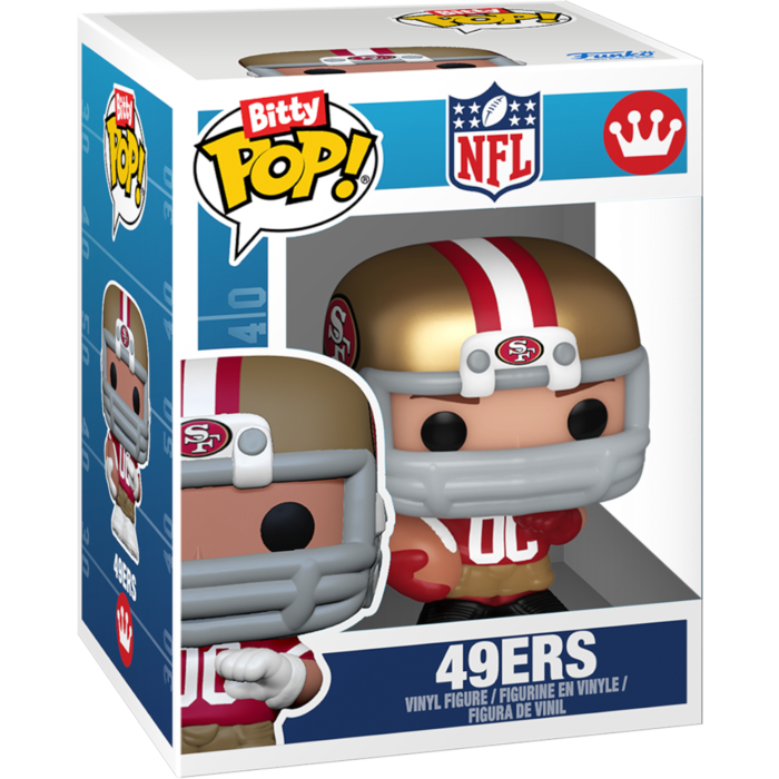 Funko Bitty Pop! NFL: Football - (Series 1) Bitty Pop! & Helmet (Display of 12)