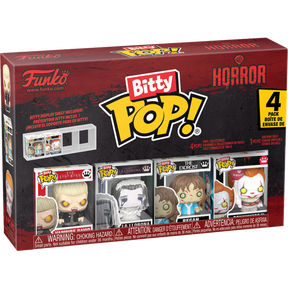 Funko Bitty Pop! Warner Bros. Horror - Vampire David, La Llorona, Regan & Pennywise - Figure 4-Pack