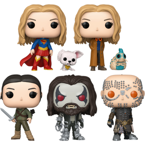 Funko Pop! Supergirl (2026) - Kara, Ruthye, Krem, Lobo & Supergirl with Krypto - Bundle (Set of 5) - Real Pop Mania