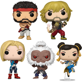 Funko Pop! Street Fighter 6 - Akuma, Cammy, Chun-Li, Ken & Ryu - Bundle (Set of 5)
