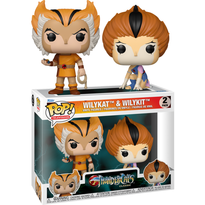 Funko Pop! Thundercats - Wilykat & Wilykit - 2-Pack