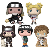 Funko Pop! Naruto - Hiruzen, Temari, Kankuro, Rock Lee & Gaara - Bundle (Set of 5)