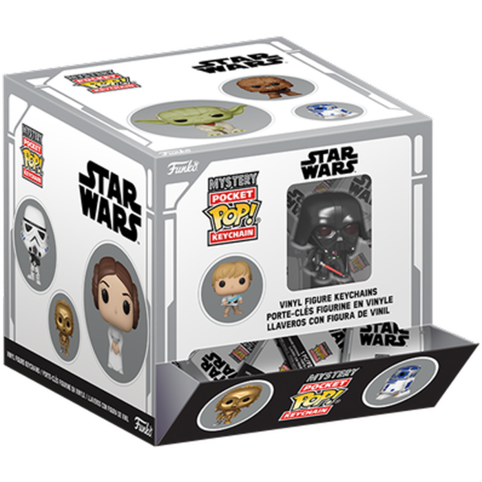 Funko Pocket Pop! Keychain - Star Wars - Mystery (Display of 12)