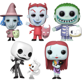 Funko Pop! The Nightmare Before Christmas - Jack, Sally, Lock, Shock & Barrel - Bundle (Set of 5)