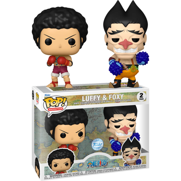 Funko Pop! One Piece - Luffy & Foxy - 2-Pack - Chase Chance