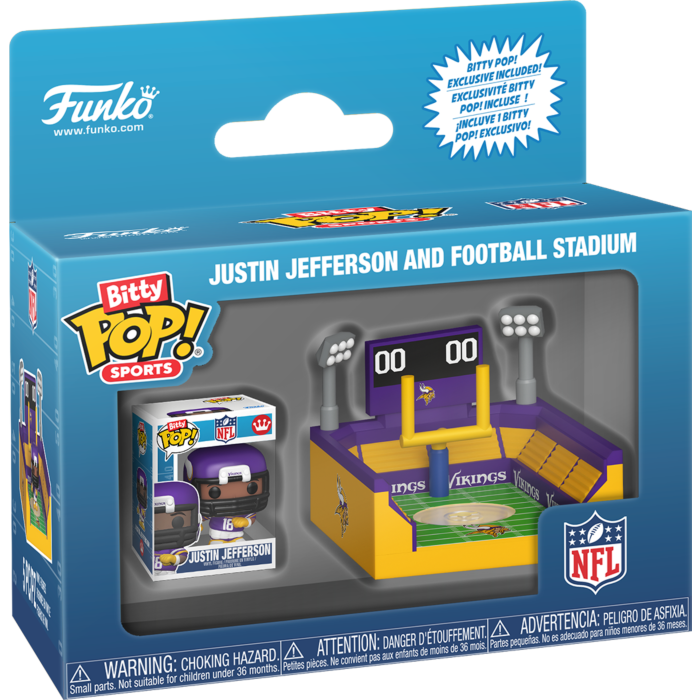 Funko Bitty Pop! Arena - NFL Football - Justin Jefferson Minnesota Vikings