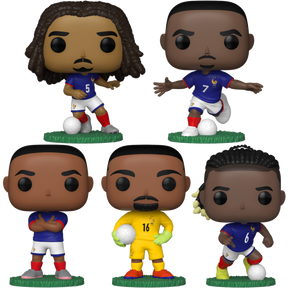 Funko Pop! Football (Soccer): France - Team France - Bundle (Set of 5) - Real Pop Mania