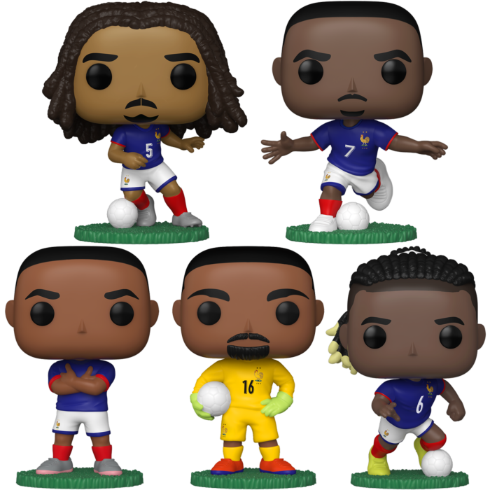 Funko Pop! Football (Soccer): France - Team France - Bundle (Set of 5)