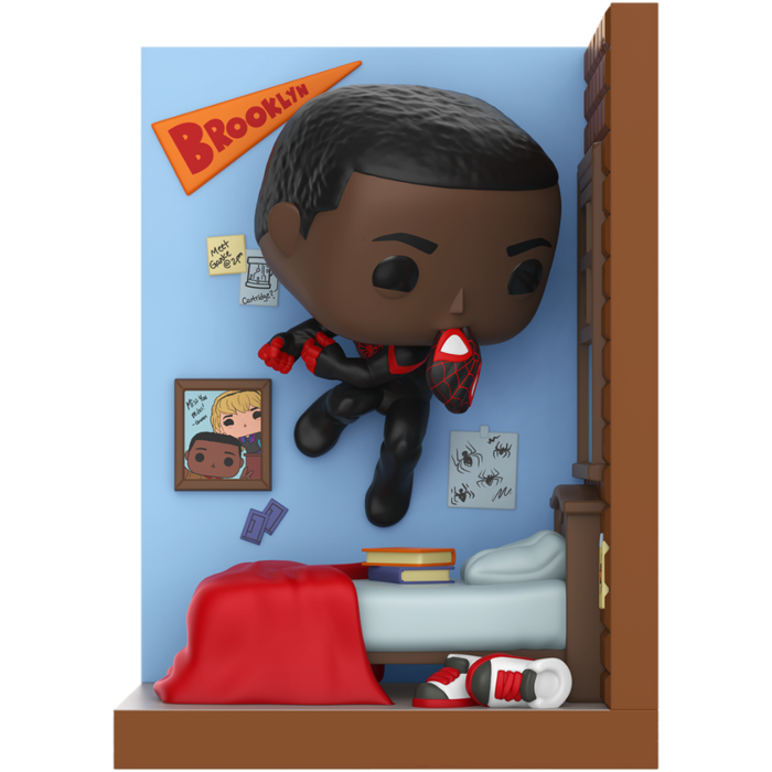 Funko Pop! Nook - Marvel - Miles Morales in Bedroom