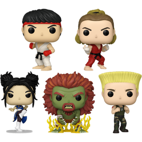 Funko Pop! Street Fighter (2026) - Ryu, Ken, Chun-Li, Blanka & Guile - Bundle (Set of 5)