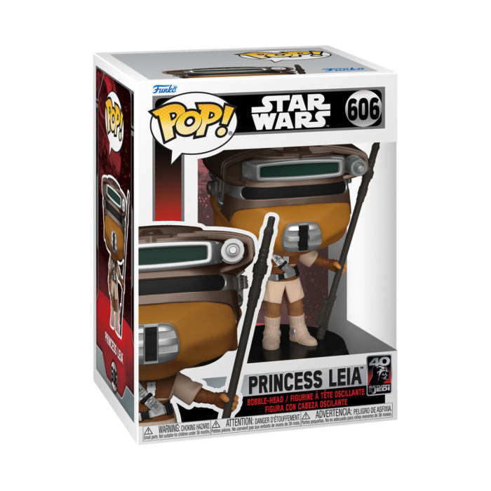 Funko Pop! Star Wars Episode VI: Return of the Jedi - Princess Leia (Boushh) 40th Anniversary #606