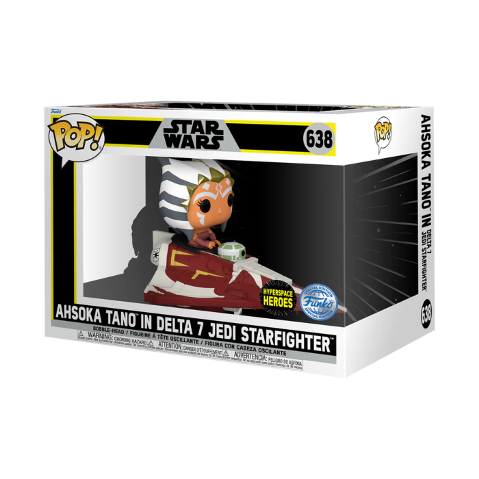 Funko Pop! Rides - Star Wars: The Clone Wars - Ahsoka Tano in Delta-7B Jedi Starfighter #638