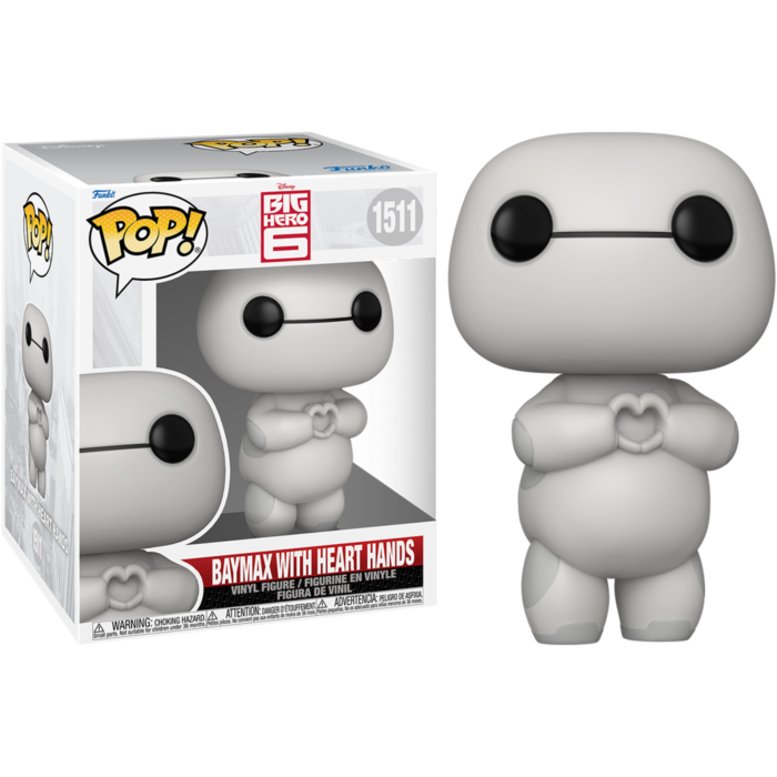 Funko Pop! Big Hero 6 - Baymax with Heart Hands Super Sized 6" #1511