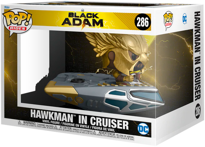 Funko Pop! Rides - Black Adam (2022) - Hawkman with Cruiser #286