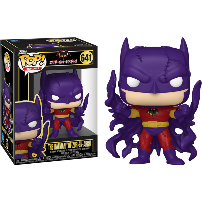 Funko Pop! DC: Batman Through the Ages - Beyond, Zur-En-Arrh, Gotham by Gaslight & Batman Inc. - Bundle (Set of 4)