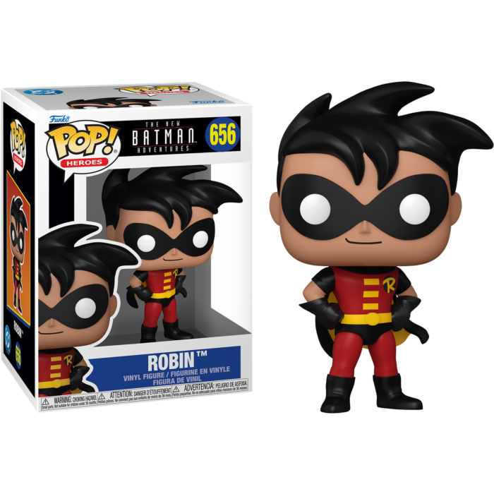 Funko Pop! The New Batman Adventures - Batman, Nightwing, Robin & Scarecrow - Bundle (Set of 4)
