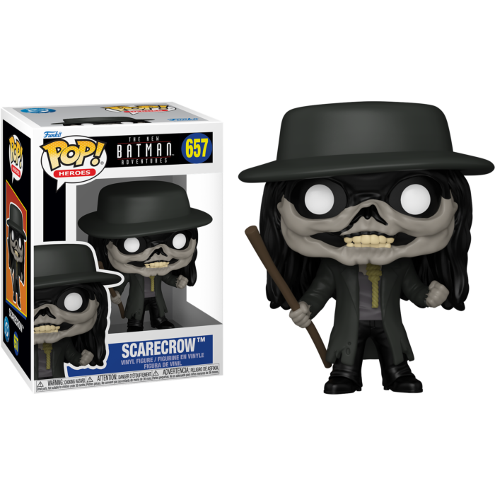 Funko Pop! The New Batman Adventures - Batman, Nightwing, Robin & Scarecrow - Bundle (Set of 4)