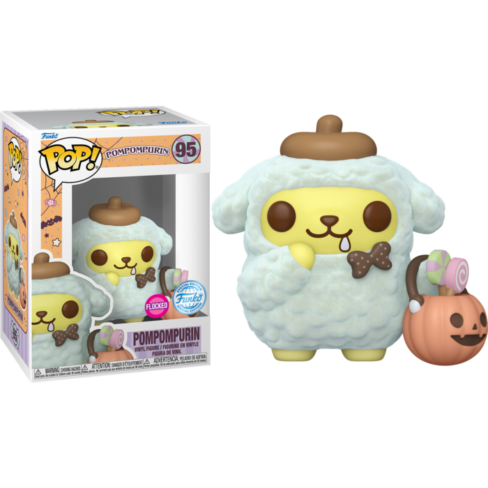 Funko Pop! Sanrio - Pompompurin Halloween Flocked #95