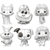 Funko Pop! Disney: Sketched - Off the Page - Bundle (Set of 6)