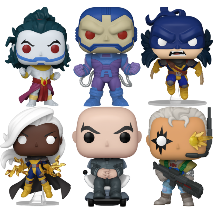 Funko Pop! X-Men '97 - Apocalypse, Wolverine, Professor X, Cable, Storm &amp; En Sabah Nur - Bundle (Set of 6) - Real Pop Mania