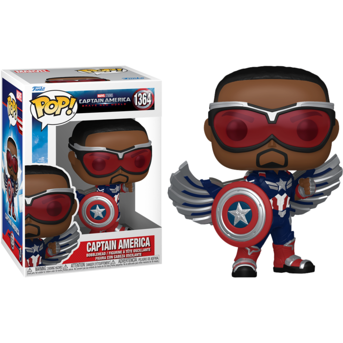 Funko Pop! Captain America: Brave New World - Captain America (Sam Wilson) #1364