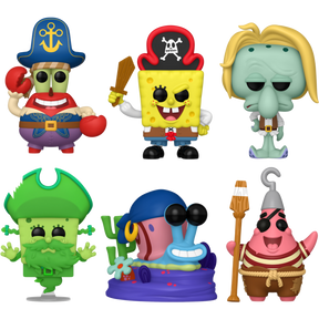 Funko Pop! The SpongeBob Movie: Search for SquarePants (2025) - Arrrr You Ready? - Bundle (Set of 6)
