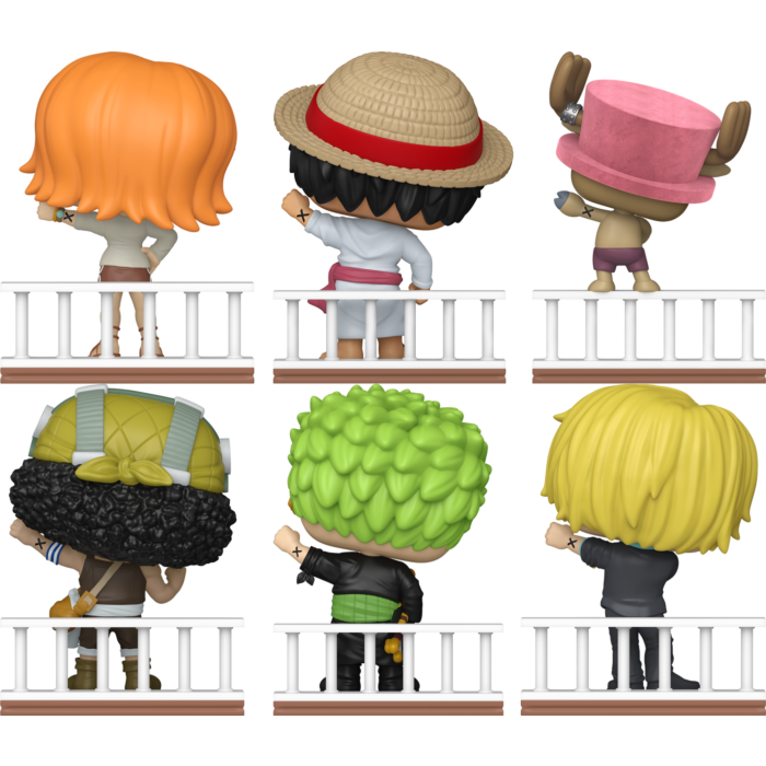 Funko Pop! One Piece - Zoro, Usopp, Sanji, Nami, Chopper & Luffy Build-A-Scene - Bundle (Set of 6) - Real Pop Mania