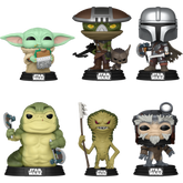 Funko Pop! Star Wars: The Mandalorian & Grogu (2026) - Grogu, Embo, Mando, Rotta, Amani & Clang - Bundle (Set of 6) - Real Pop Mania