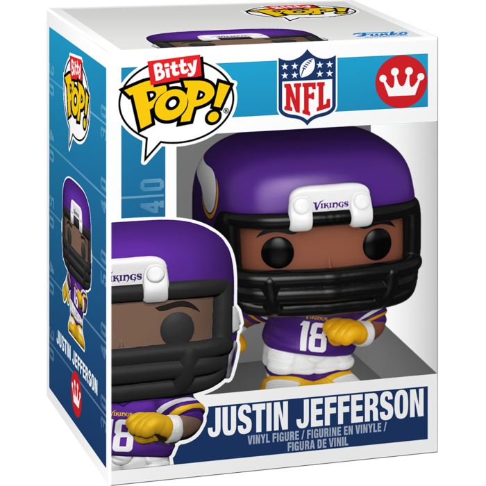 Funko Bitty Pop! Arena - NFL Football - Justin Jefferson Minnesota Vikings
