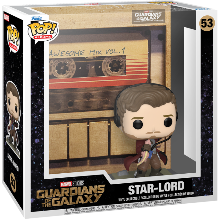 Funko Pop! Albums - Guardians of the Galaxy - Star Lord with Awesome Mix Vol. 1 #53