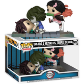 Funko Pop! Moment - Demon Slayer - Tanjiro & Nezuko Vs Temple Demon #1419