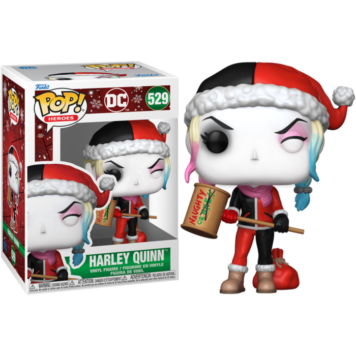 Funko Pop! DC Comics - Harley Quinn with Naughty Mallet Holiday #529