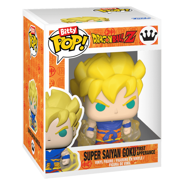 Funko Bitty Pop! Dragon Ball Z - Super Saiyan Goku First Appearance with Keychain Case Accessory