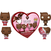 Funko Pop! DC Comics - Valentines 2024 (Chocolate) Pocket Box - 4-Pack
