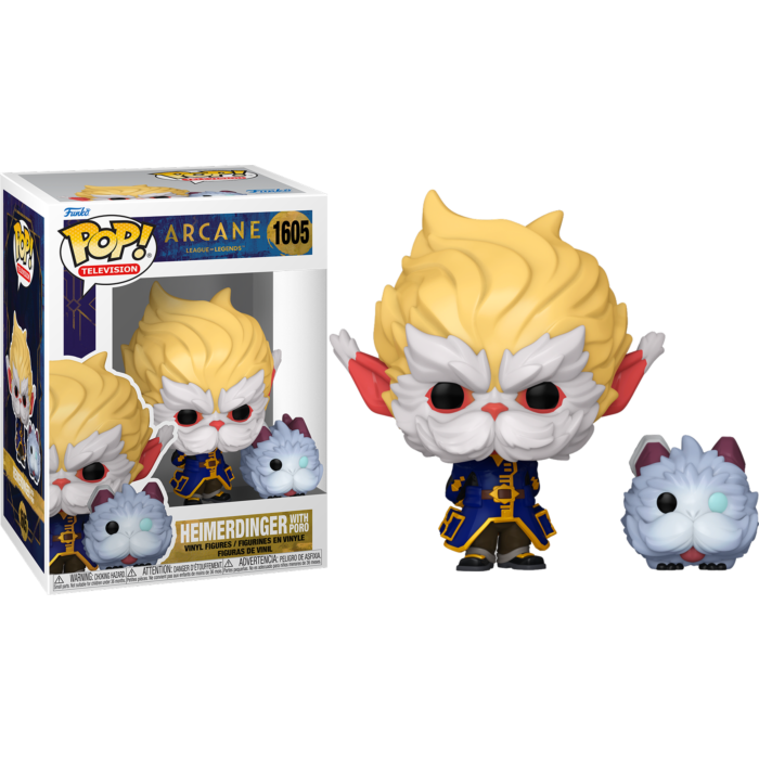 Funko Pop! Arcane (2021) - Heimerdinger with Poro #1605