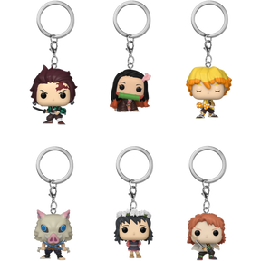 Funko Pocket Pop! Keychain - Demon Slayer - Mystery (Display of 12)