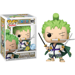 Funko Pop! One Piece - Roronoa Zoro with Swords Glow in the Dark #923