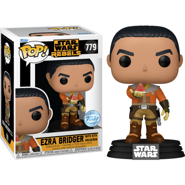 Funko Pop! Star Wars: Rebels - Ezra Bridger with Sith Holocron #779