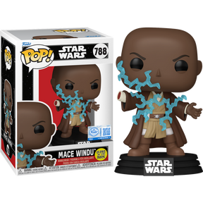 Funko Pop! Star Wars - Mace Windu Glow-in-the-Dark #788